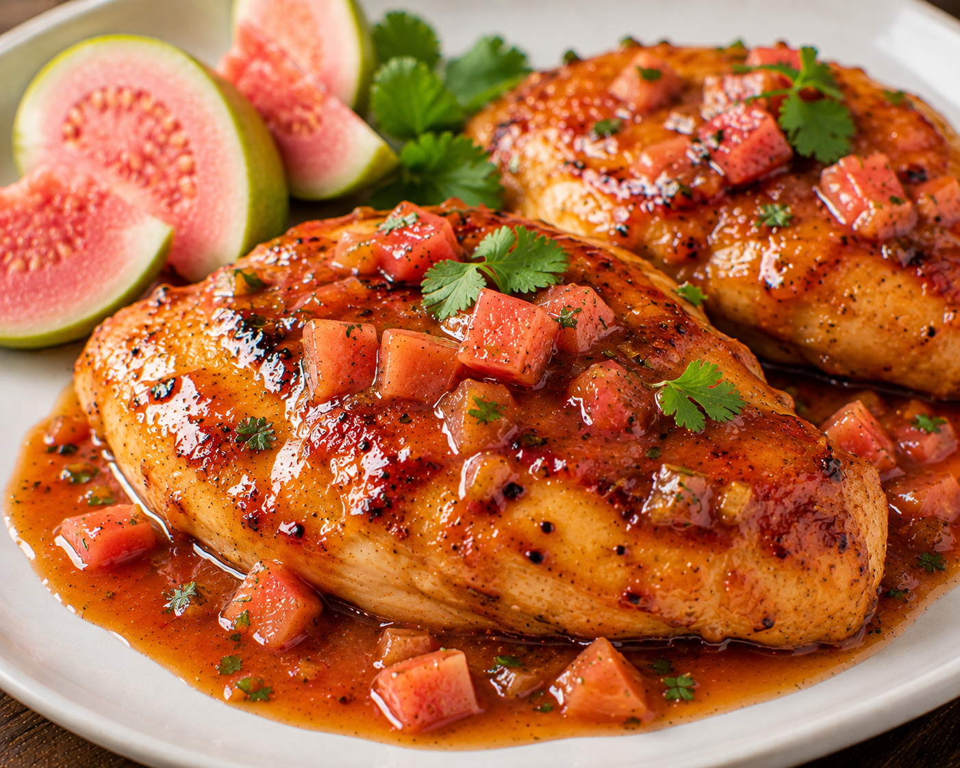 Guava-Glazed Chicken Breasts