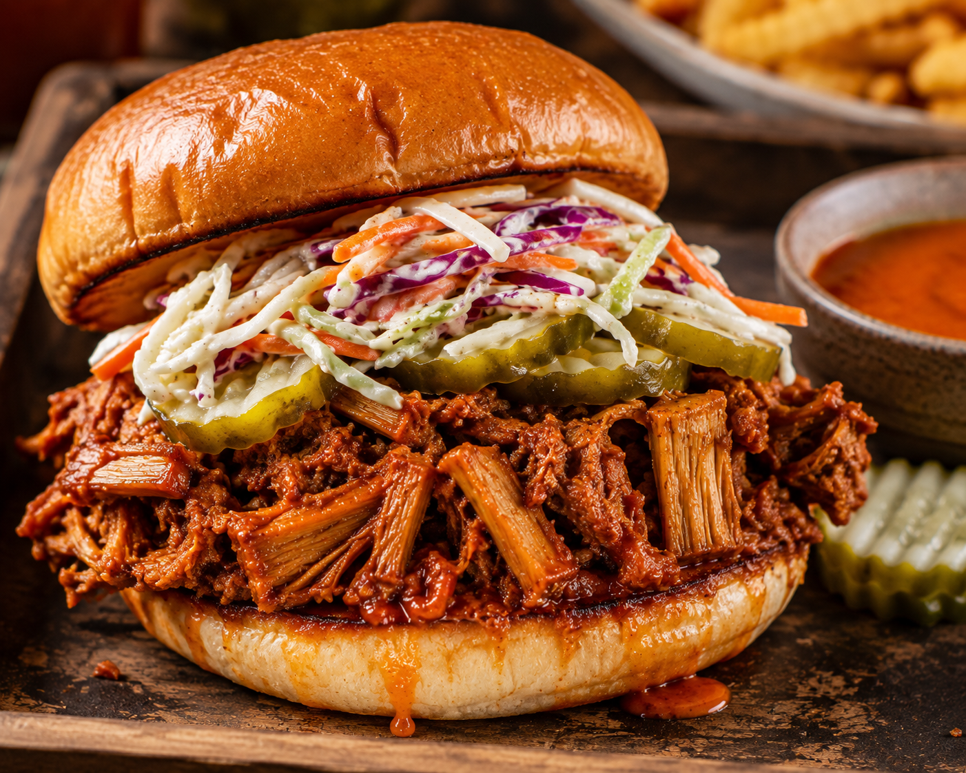 Nashville Hot Jackfruit Sandwich