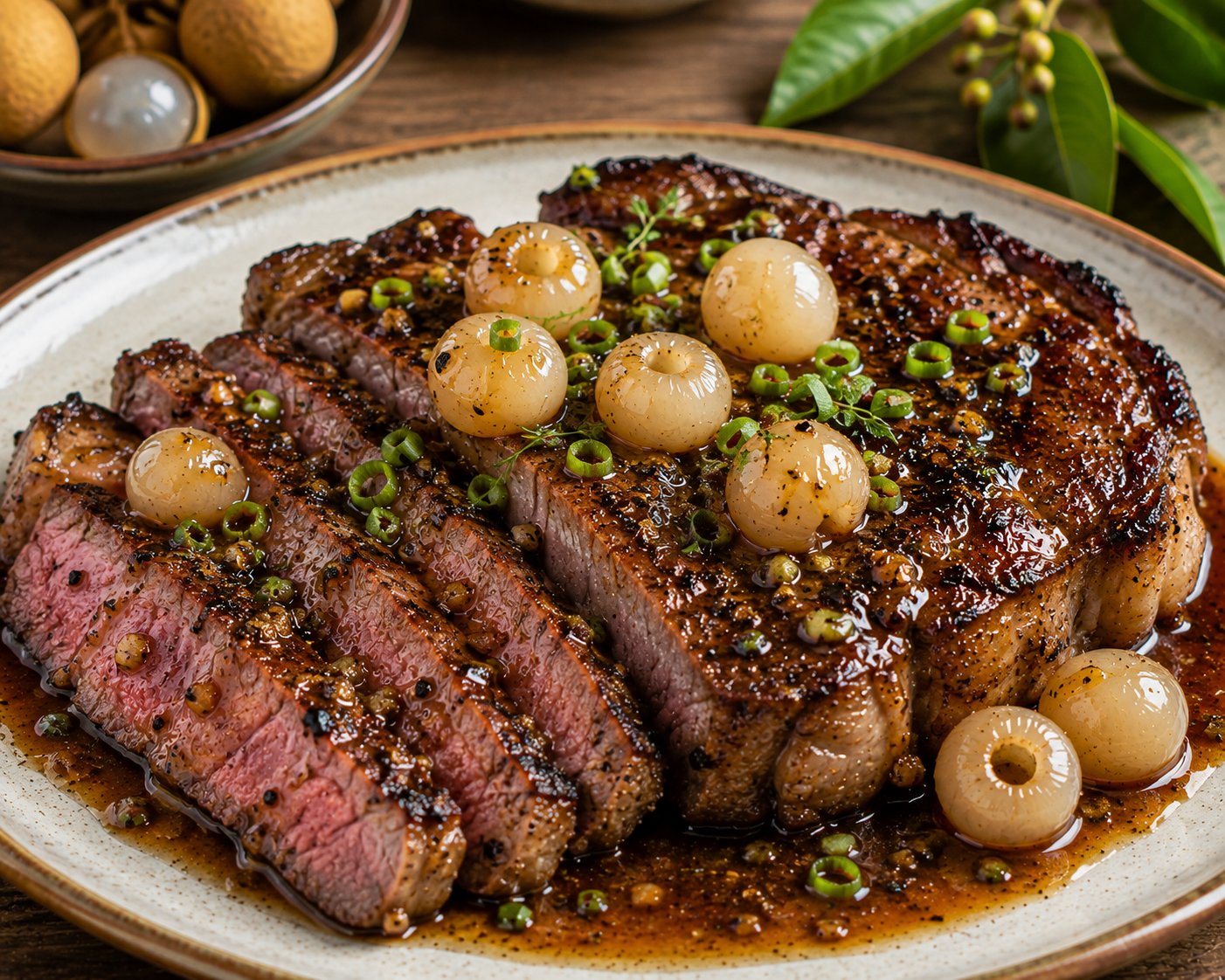 Longan–Black Pepper Ribeye