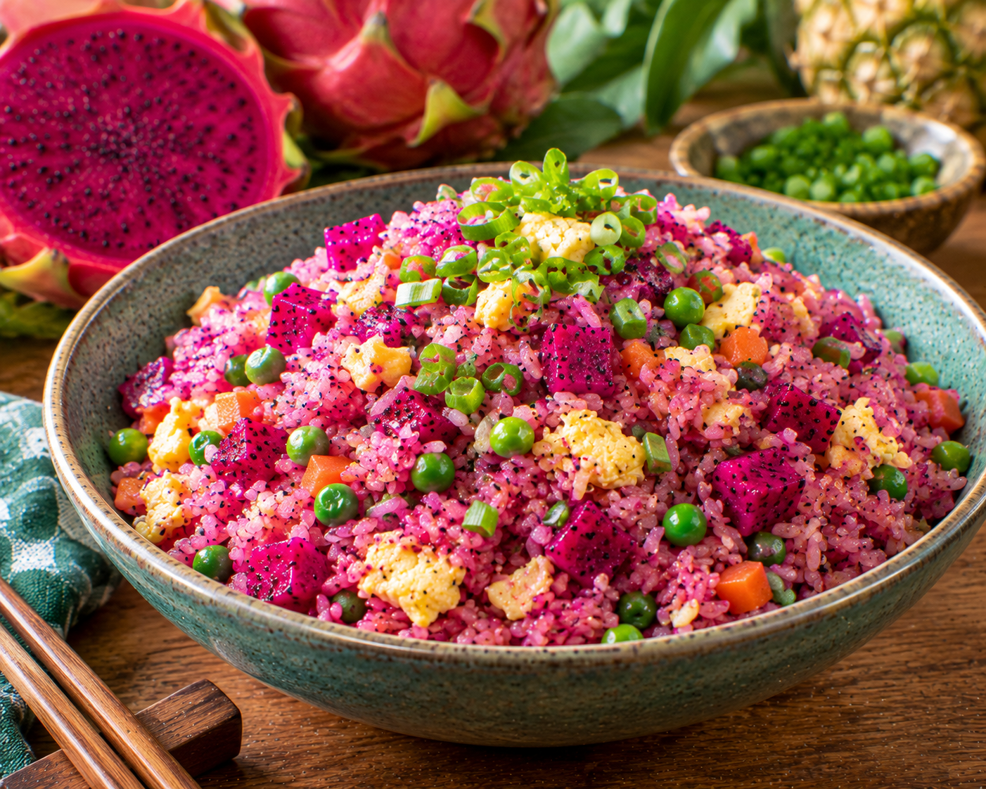 Dragonfruit fried rice