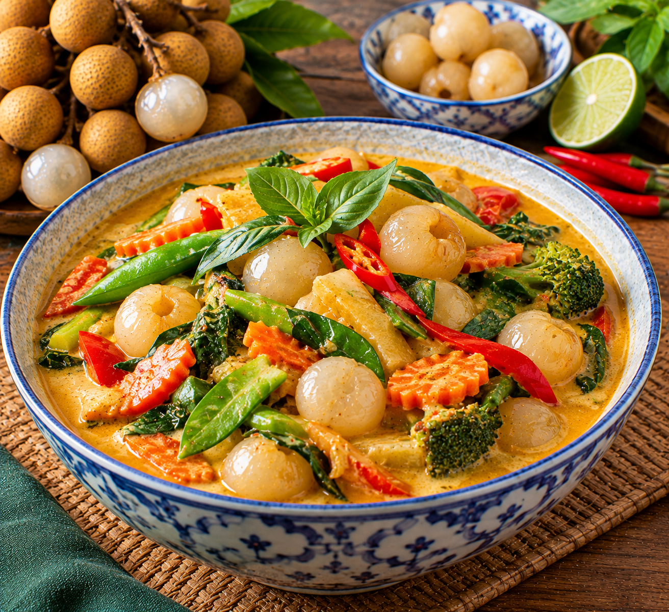 Thai Longan & Vegetable Coconut Curry