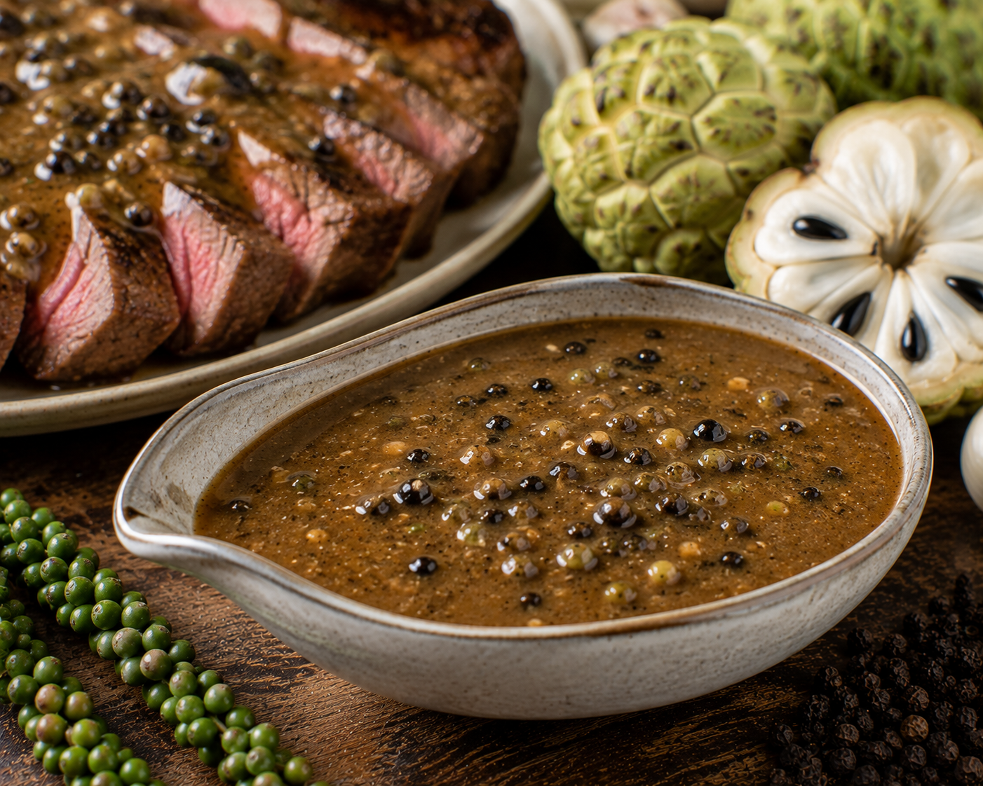 Sugar Apple Peppercorn Steak Sauce